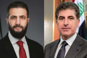 نێچیرڤان بارزانی و ئەحمەد شەرع