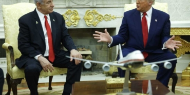 President Trump Meets With Visiting Israeli PM Netanyahu At The White House